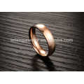 Free sample rose gold ring women,stainless steel metal o-ring,flowing ring jewelry